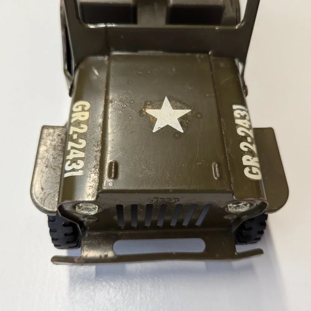 Vintage Tonka Metal Military Jeep